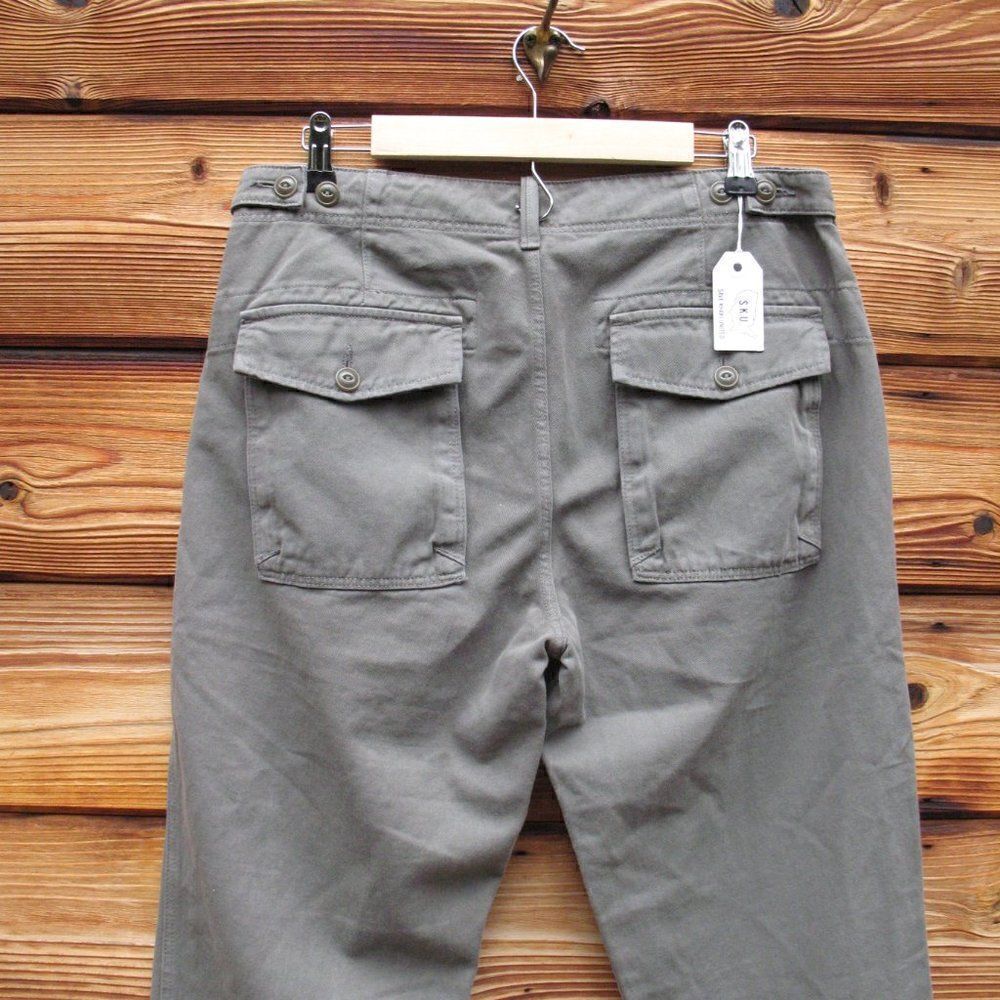 NWT Save Khaki United SKU Mens Army Green Twill Fatigue Pants 31 X 34 - Picture 6 of 9